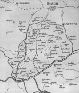 Карта на нахия Рупчос