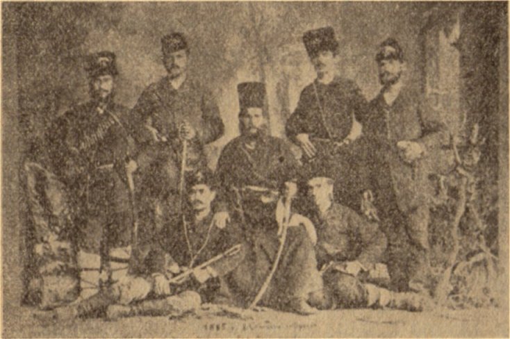 Асеновградскитѣ революционери, снимани следъ съединението