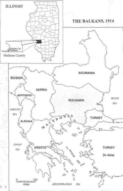 The Balkans, 1914